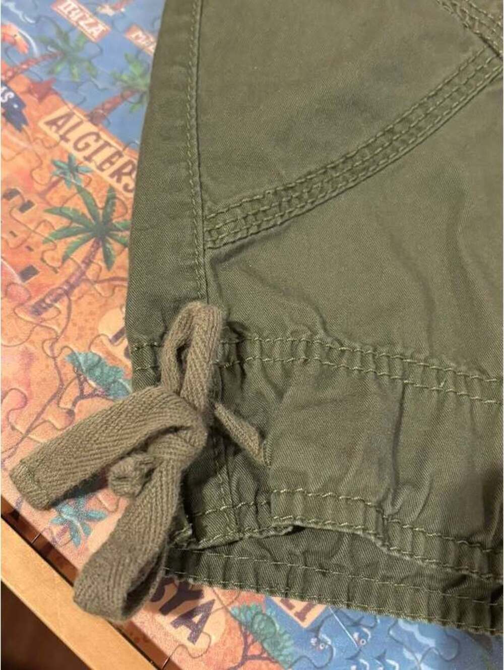 Merrell Olive Green Cargo Shorts women’s 12